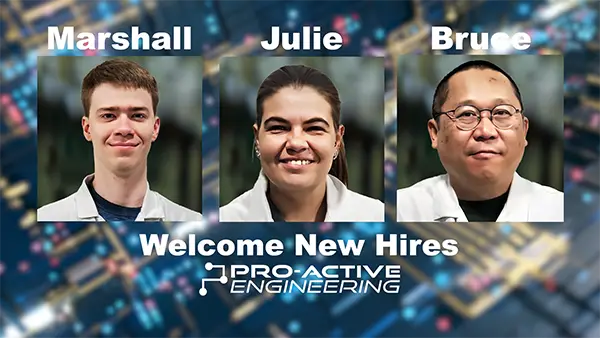 September Pro-Active Engineering New Hires